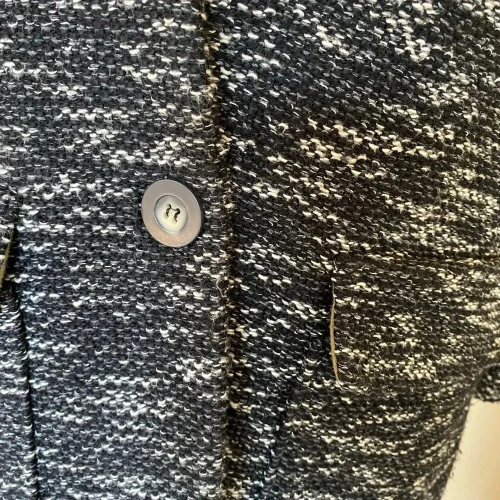 Anthropologie Elevenses Black Motif Minka Jacket Medium - Picture 9 of 11